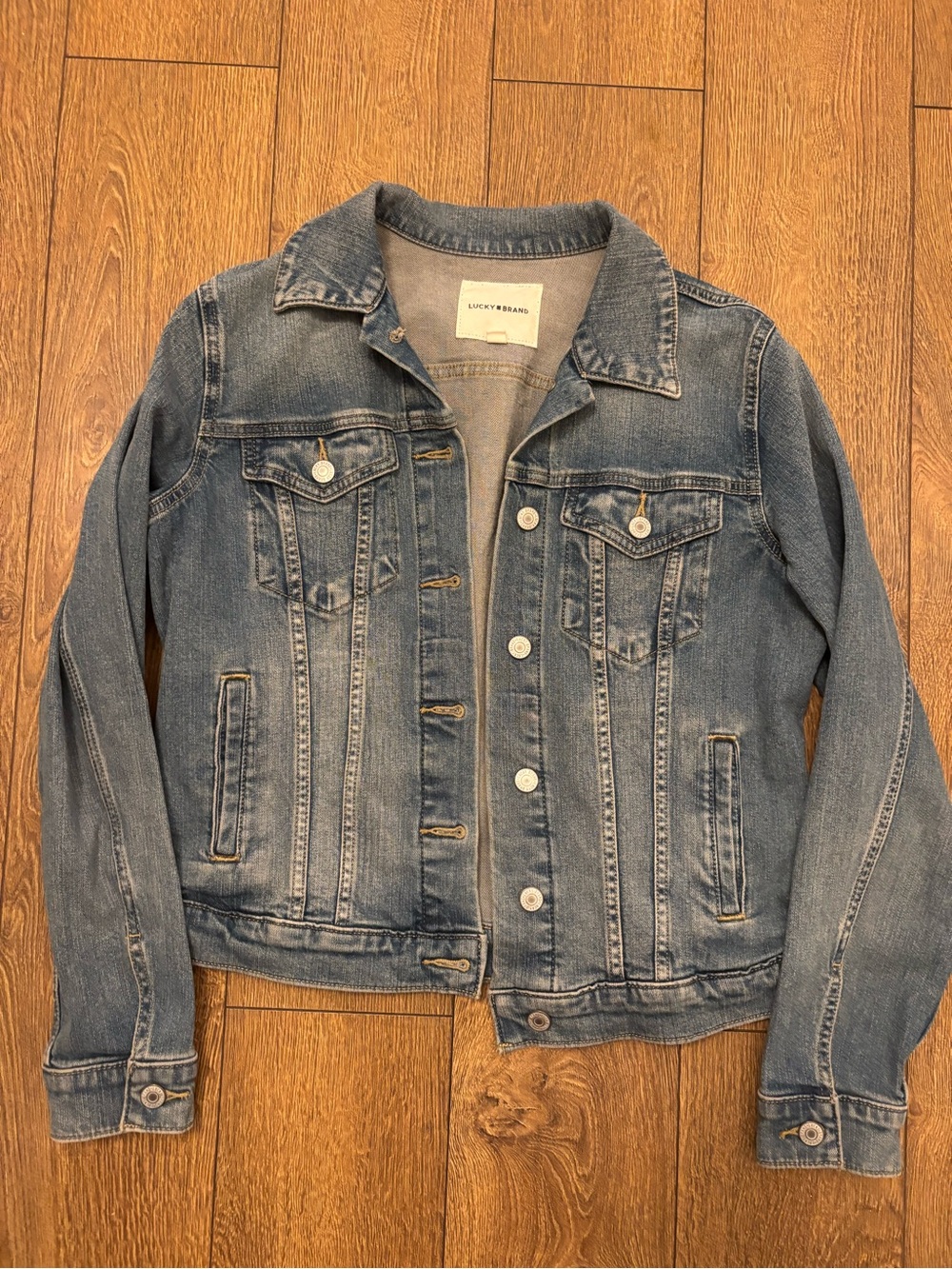 Lucky Brand Women's' Blue Denim Jacket Size Medium